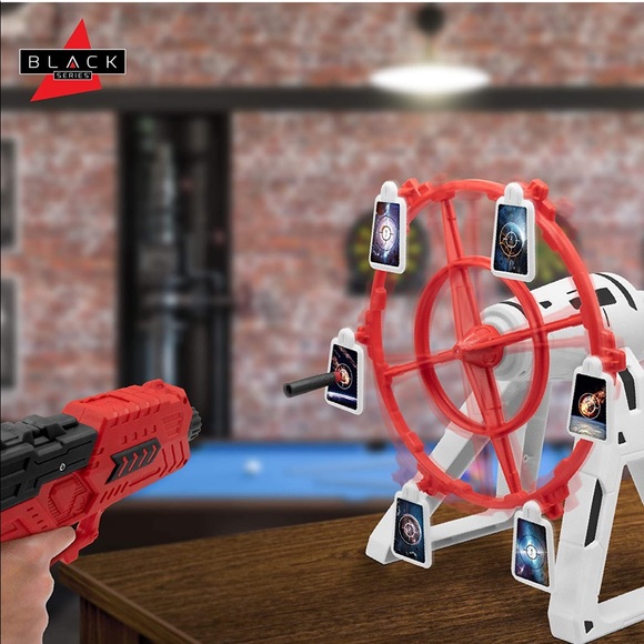 The Black Series Spin Target Blaster Set Rotating Desktop Arcade Game - Picture 4 of 8